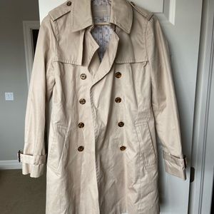 Banana Republic tan trench coat